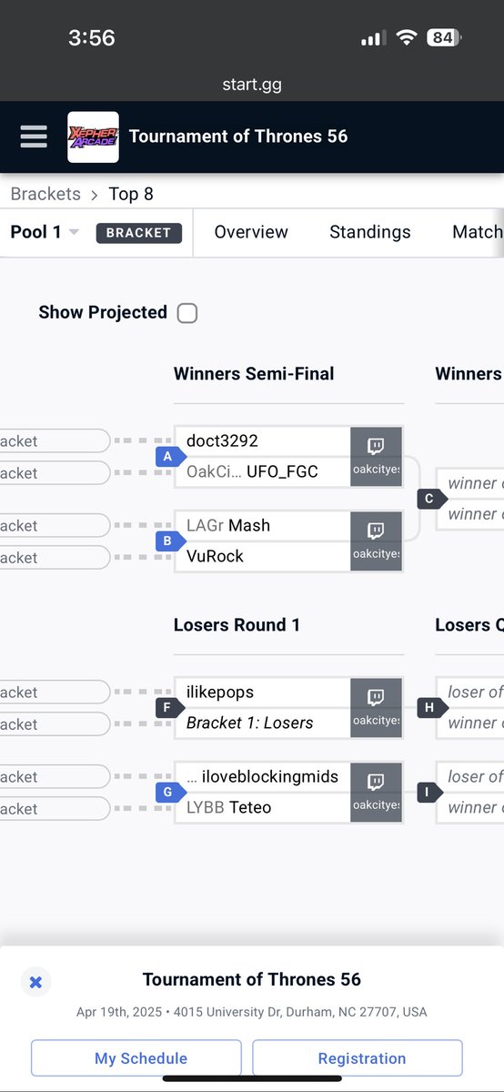 OakCityEsports's tweet photo. Top 8 for #3rdStrike at #TournamentOfThrones 56

@TheJazzyCircuit 

https://t.co/g4cmCBeXVy https://t.co/2f2duhc6Ts