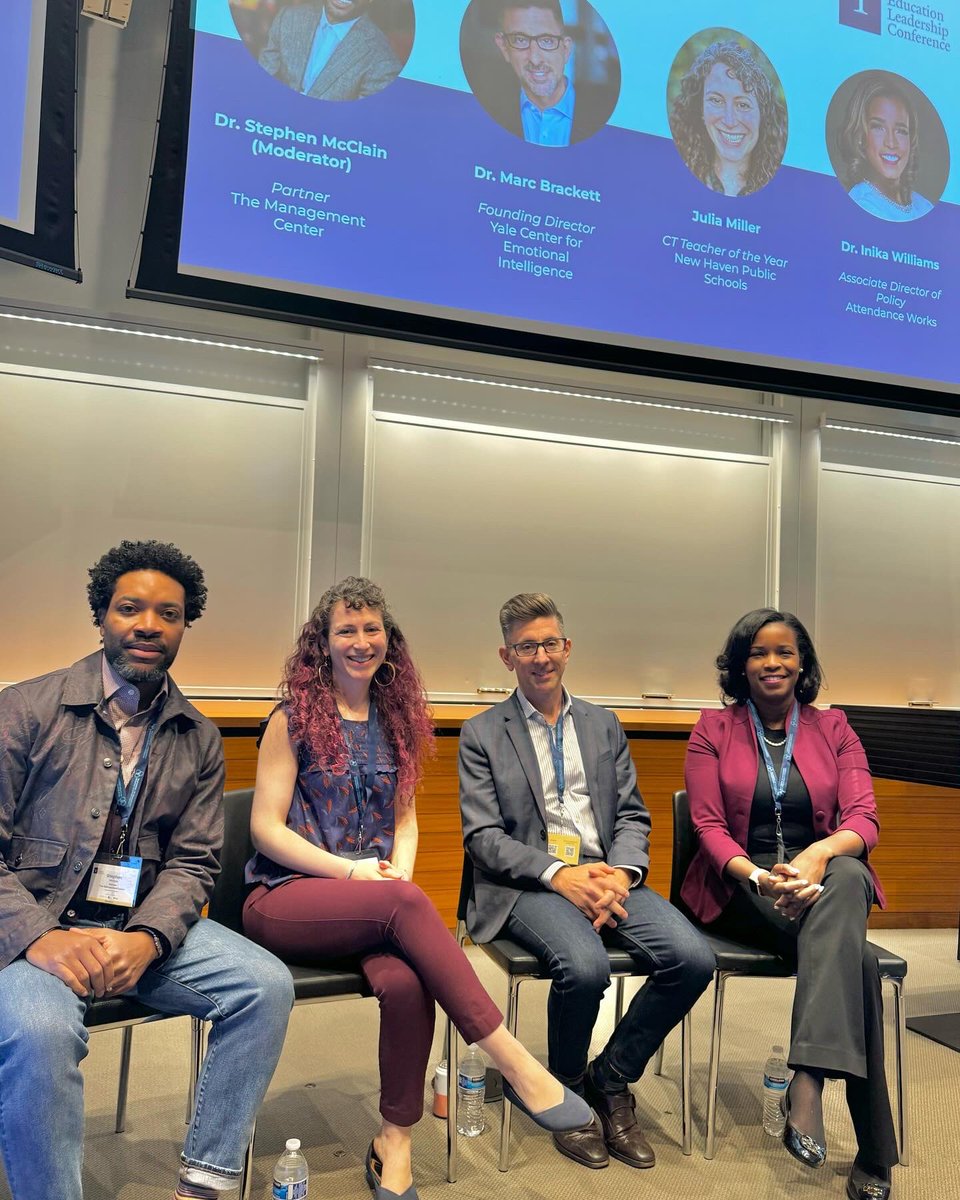 marcbrackett's tweet image. Today, I had the pleasure to discuss -
with some incredible educators - why we need a systemic approach to combat chronic absenteeism.
My piece: Our brains are built to make predictions about whether we’ll survive and thrive in all environments. If we perceive the environment…