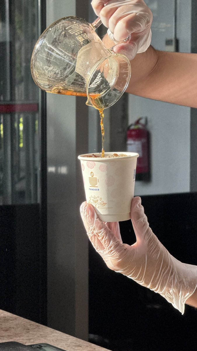 #كوب_الورد_من_فندير_كافيه