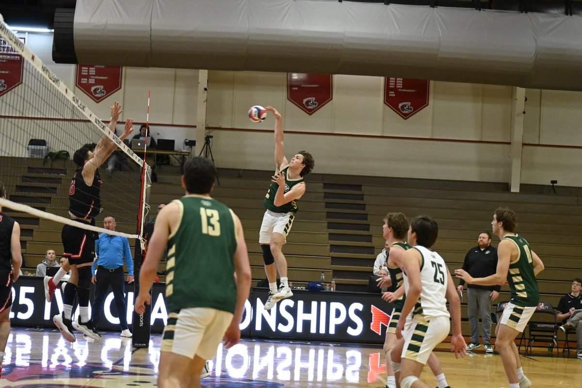 All even and heading to a fifth set

Saints - 25
Miners - 20

#minerpride