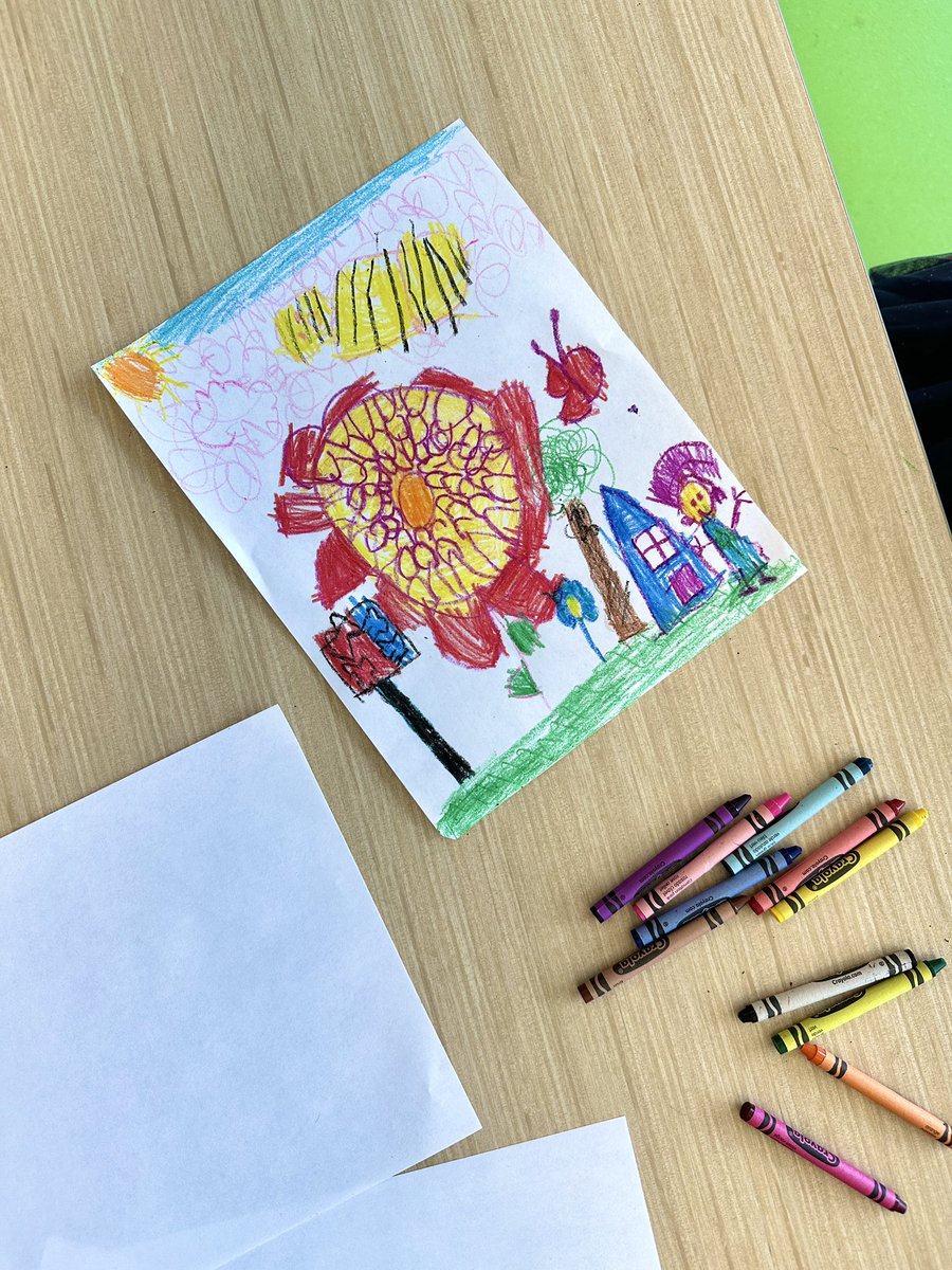 solisociety's tweet photo. Thank you to everyone who stopped by for Musical Doodles at the @kentonlibrary! Today was our final session of the season - it was the perfect weather for a spring-themed doodle session inspired by the art of Marc Chagall, accompanied by musical selections. See you next season! https://t.co/nJeuFzVdKe