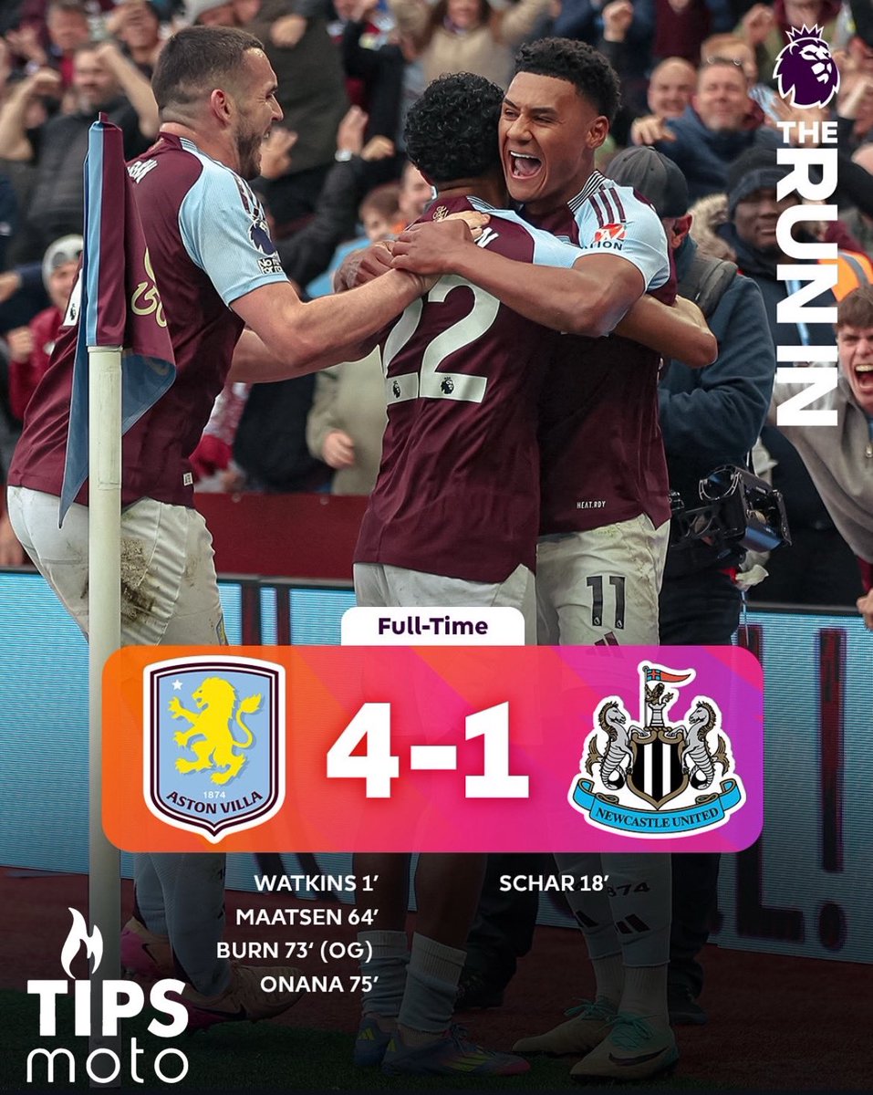 TipsMoto_'s tweet photo. 🚨Fulltime:
@AVFCOfficial 4-1 @NUFC 🔥
Mlicheki tip yetu ya hii blockbuster?
#AstonVilla Tip- GG-Yes ✅🔥💰
TipsMoto , home of best football predictions 🔥✅
https://t.co/rUoGOHDDtF
#football #FootballKE #winningbets #bettingtips #PremierLeague #AVLNEW #tipsmoto https://t.co/WSBkiKbkBs