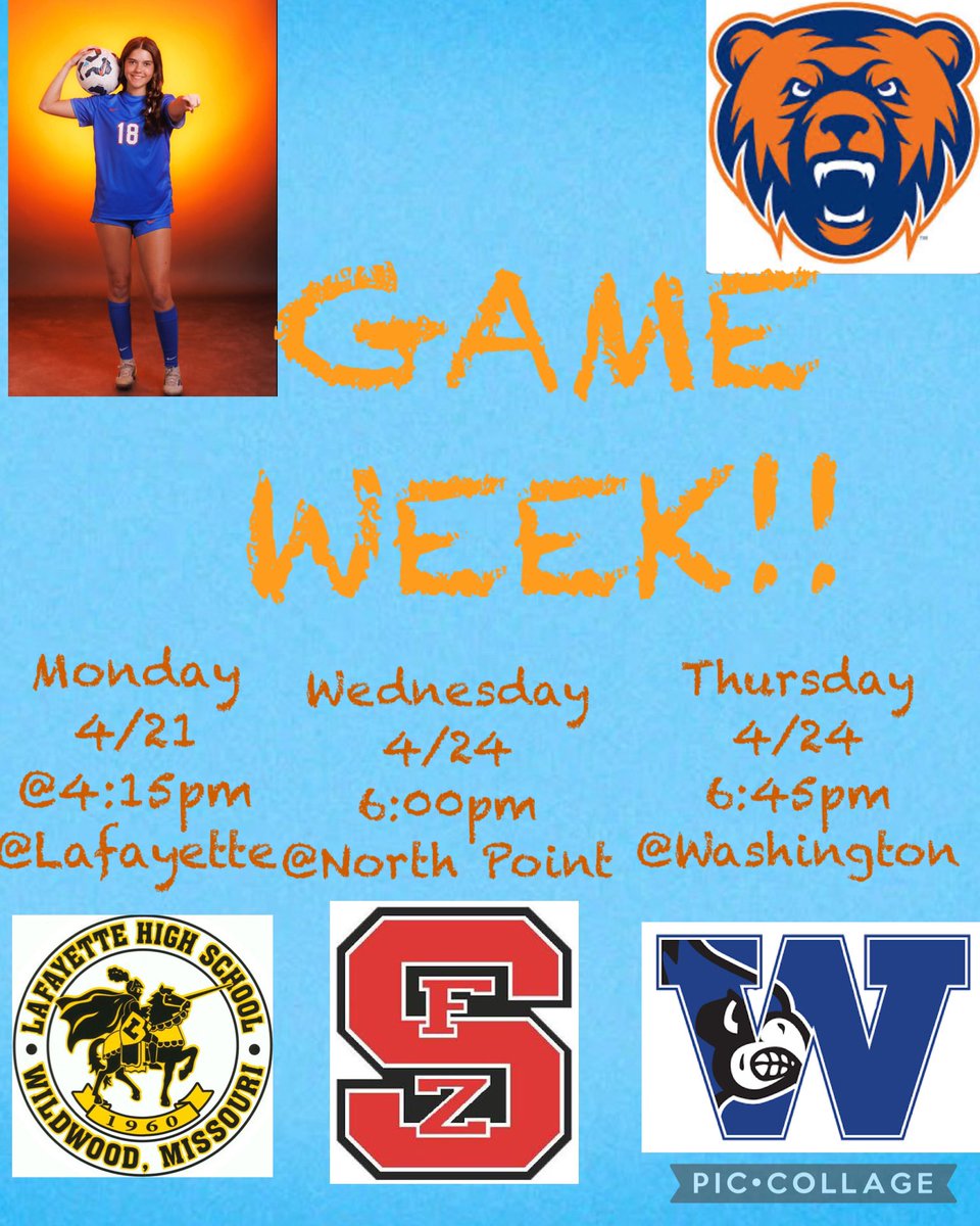 Big Games This Week!!!!!             
  I’ll be wearing #18 in the midfield!!!!                                4/21 <a href="/4/">w</a>:15pm @ Lafayette Highschool.               4/23 <a href="/6/">Adrián Lamo</a>:00pm @ North Point Highschool. 
4/24 @ 6:45pm @ Washington Highschool