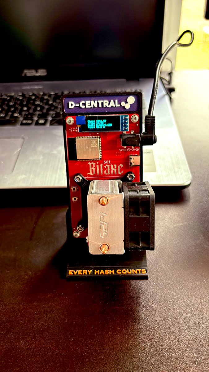 <a href="/Bitcoin4Jimmy/">Bitcoin Jimmy</a> <a href="/SoloSatoshi/">Solosatoshi.com 🇺🇲</a> Finally got this bad boy hashing!
<a href="/CanadianBTCPod/">Canadian Bitcoiners Podcast</a> <a href="/DCentralTech/">D-Central 🟠⛏️</a>