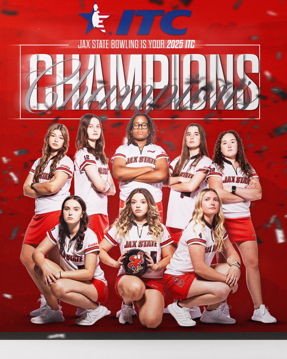 jaxstatebowl's tweet image. 馃弳
The Gamecocks sweep Mount Mercy to win their first @USBC Intercollegiate Team Championship!
#FearTheBeak馃憣|#StayCocky馃悢