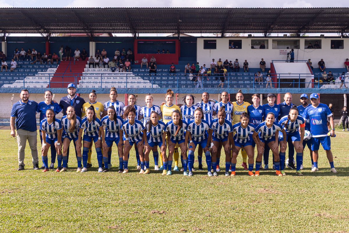 Avaí/Kindermann (@avaikindermann) on Twitter photo Fim de jogo.
O Avaí Kindermann foi superado por 2 a 0 na estreia do Brasileirão A2.
As Leoas voltam a campo no domingo (27), às 16h, contra o Botafogo, no Estádio Nilton Santos, pela 2ª rodada da competição.
#VamosLeoas
📷: Beno Küster/ <a href="/AvaiFC/">Avaí Futebol Clube</a> Fim de jogo.
O Avaí Kindermann foi superado por 2 a 0 na estreia do Brasileirão A2.
As Leoas voltam a campo no domingo (27), às 16h, contra o Botafogo, no Estádio Nilton Santos, pela 2ª rodada da competição.
#VamosLeoas
📷: Beno Küster/ <a href="/AvaiFC/">Avaí Futebol Clube</a>