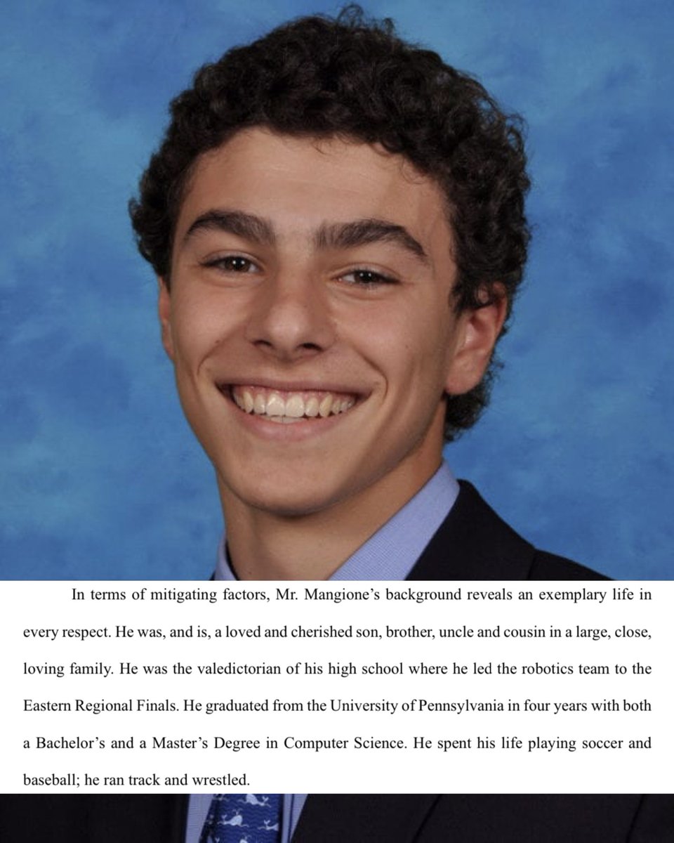 Luigi Mangione’ background reveals an exemplary life in every respect. Keep talking about Luigi, he’s entitled to due process!