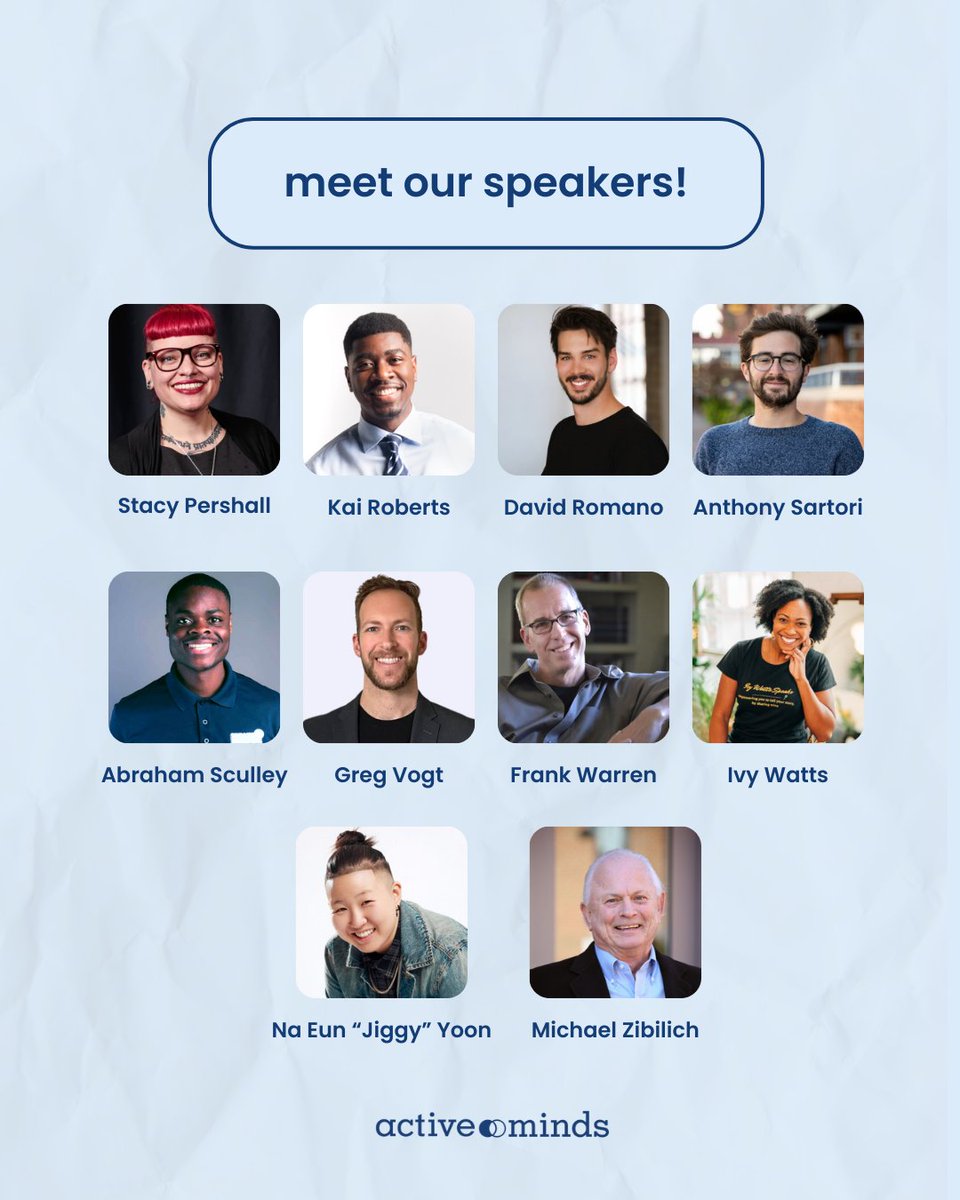 Bring a speaker to your school or community for Mental Health Awareness Month in May! Our speakers share inspiring stories and key insights to encourage change and equip audiences with the tools to champion a new era of mental health. Book now bit.ly/3dbk51R 🔗