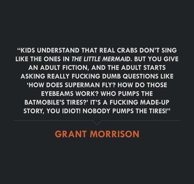 Grant Morrison remains undefeated