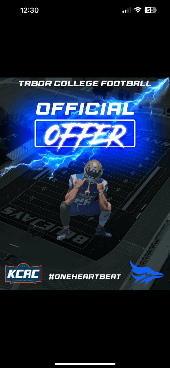 #AGTG After A Great Conversation With <a href="/Coach_IanMcCall/">Ian McCall</a> I Am Blessed To Receive My First Official Offer To Tabor College!! 🙏🏾🙏🏾