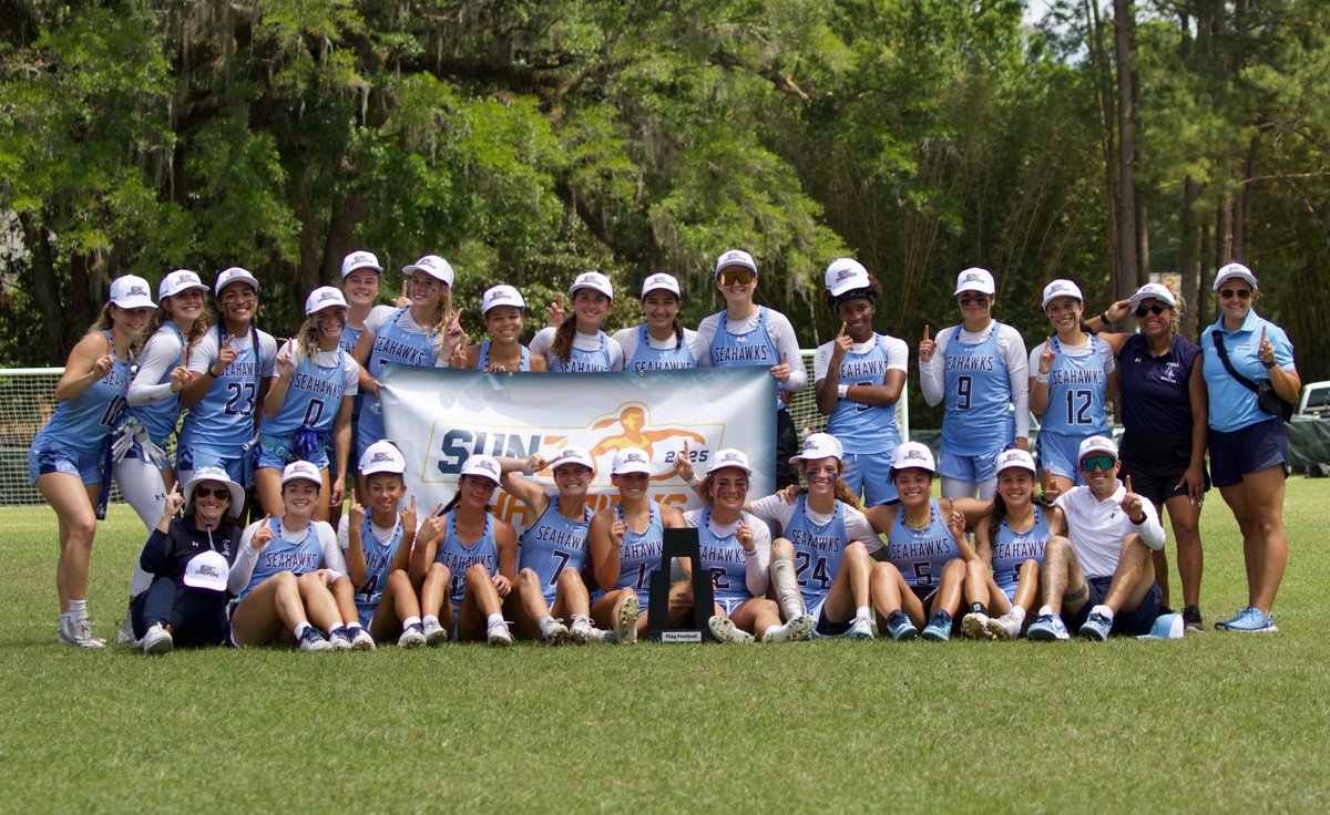 The Sun Conference (@sunconference) on Twitter photo 2025 #SUNWFLAG Tournament Champions โ <a href="/Keiser_WFlagFB/">Keiser Women's Flag Football</a> ๐๐
The Seahawks go back-to-back, avenging their lone regular season loss to Thomas with a statement win in the title game! 2025 #SUNWFLAG Tournament Champions โ <a href="/Keiser_WFlagFB/">Keiser Women's Flag Football</a> ๐๐
The Seahawks go back-to-back, avenging their lone regular season loss to Thomas with a statement win in the title game!