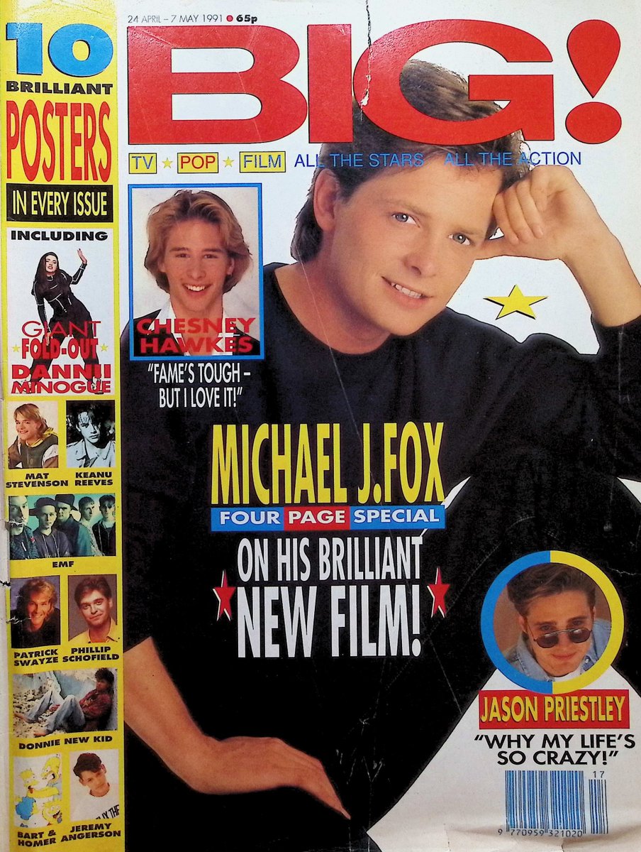 TvDidYouSee's tweet image. #OnThisDay 24 April 1991 - BIG! magazine
&quot;I Can&apos;t believe I&apos;m a sex symbol!&quot; says #MichaelJFox.
&quot;It&apos;s weird being famous!&quot; says #JasonPriestley.
Snoop! Nosing around with the #Neighbours - Kristian Schmid and Amelia Frid show us around Ramsay Street.