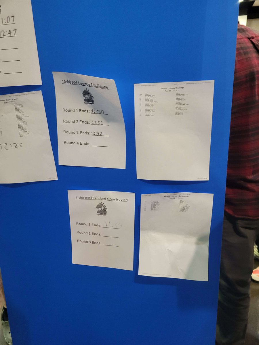 RC enjoyer (@turbonaus) on Twitter photo In classic <a href="/spicerackgg/">spicerack.gg</a> fashion we are crowded around a poster board looking at paper pairings because the app crashed.... In classic <a href="/spicerackgg/">spicerack.gg</a> fashion we are crowded around a poster board looking at paper pairings because the app crashed....