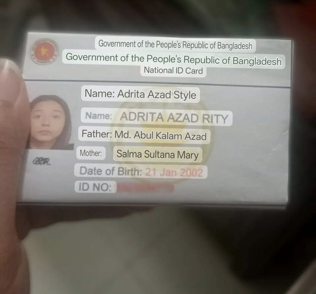 Id Card Rashida Begum @rishibagree Hello @rishibagree, Stop celebrating by spreading fake ...