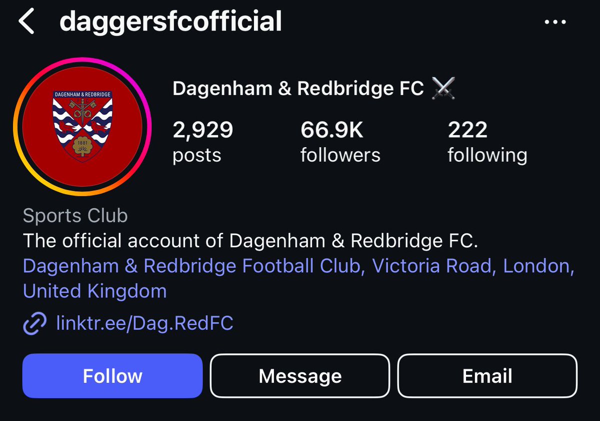 Since announcing the dismissal of Salma Mashour over her stance on Palestine, the Daggers &amp; Redbridge club’s Instagram following has dropped from 300,000 to around 67,000 due to a boycott.

Well done, Keep boycotting this Zionist club👏🏻