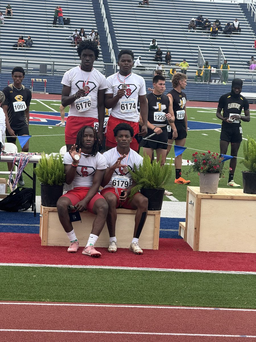 Humbled (@coachwilson26) on Twitter photo LETS GOO ‼️‼️‼️
🚨ANOTHER SCHOOL RECORD ALERT🚨
Congrats to my guys for punching their ticket to state ‼️😤
All Glory goes to God, and these young men hard work all season ! <a href="/YogiMartinJr1/">Yogi Martin Jr</a> <a href="/kamroberson30/">Kameron Roberson</a> <a href="/ParisMelvinJr/">Paris Melvin Jr</a> <a href="/SamuelO2009/">Chinweoke “Samuel” Onwuchekwa</a>.
#StateBound #CHOP 🪓 #SpringsSpeed 💨 LETS GOO ‼️‼️‼️
🚨ANOTHER SCHOOL RECORD ALERT🚨
Congrats to my guys for punching their ticket to state ‼️😤
All Glory goes to God, and these young men hard work all season ! <a href="/YogiMartinJr1/">Yogi Martin Jr</a> <a href="/kamroberson30/">Kameron Roberson</a> <a href="/ParisMelvinJr/">Paris Melvin Jr</a> <a href="/SamuelO2009/">Chinweoke “Samuel” Onwuchekwa</a>.
#StateBound #CHOP 🪓 #SpringsSpeed 💨