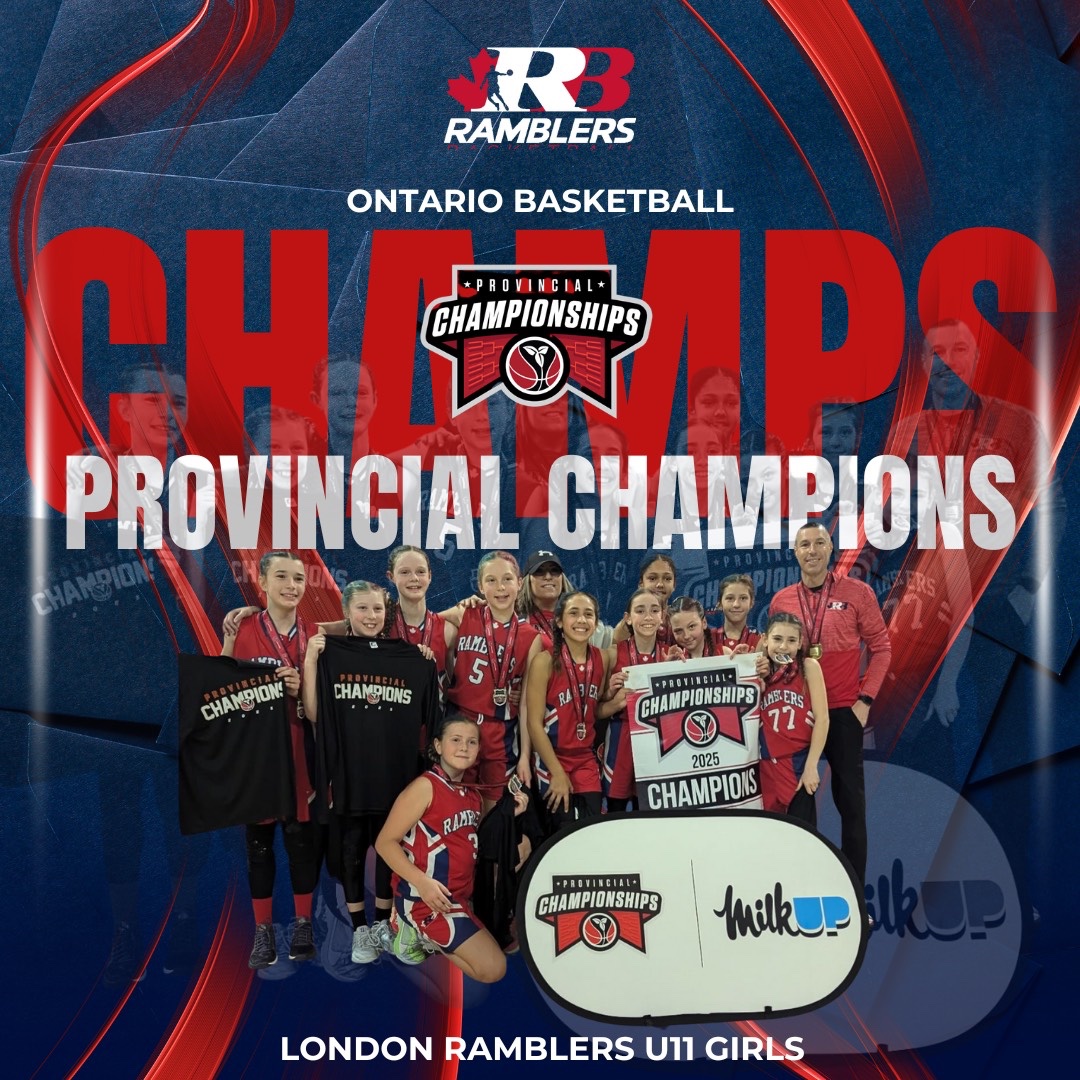 Congratulations to our U11 girls on winning back to back Provincial Championships 🏀 🏅