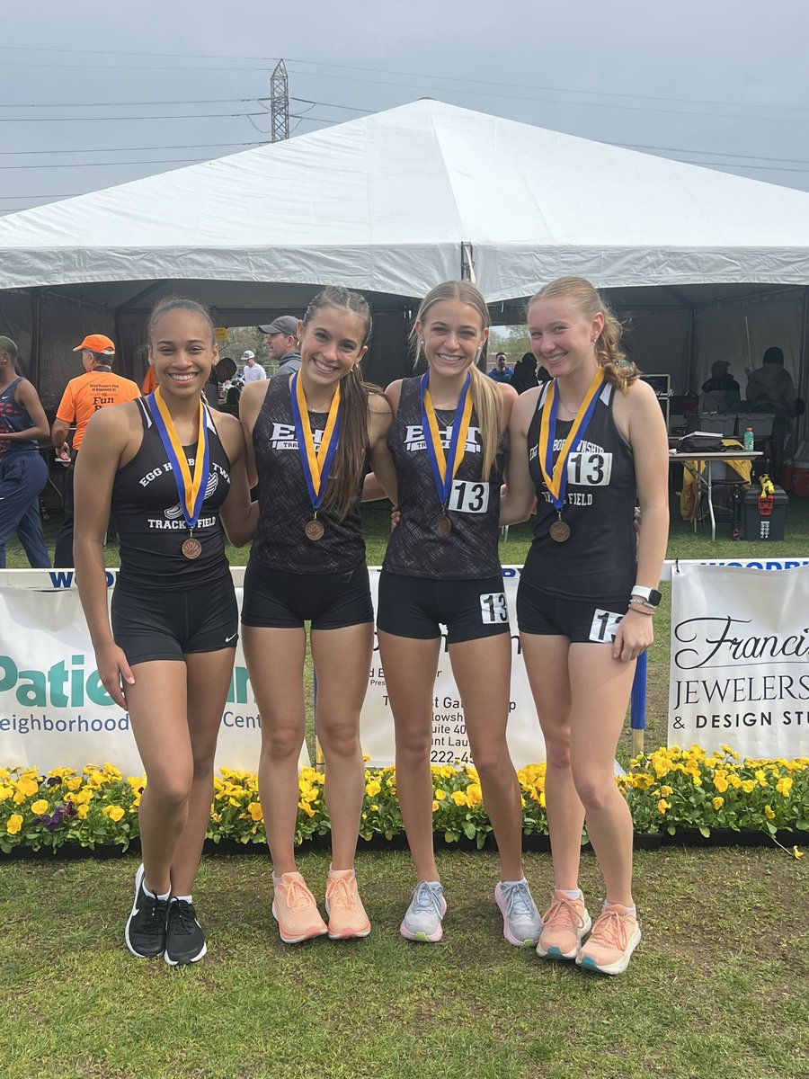 *The Distance Medley Relay team—Megan Johnson, Natalia Flores, Marissa Mazur, and Molly Rooney—placed 4th with a time of 14:05.37.
#WoodburyRelays2025