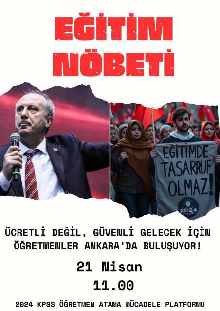 "Basın özgürlüğü olmayan bir ülkede bilim de gelişemez, toplum da aydınlanamaz. Gerçek gazeteciler halkın vicdanıdır.

Sayın <a href="/eceuner12/">Ece Üner</a> biz atama bekleyen öğretmenler olarak 21 nisan pazartesi günü saat 11.00 da bizlere verilen kontenjan adaletsizliği için Milli Eğitim Bakanlığı