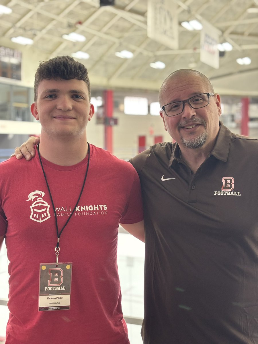 Thomas Plisky (@tplisky08) on Twitter photo I had an unforgettable time on my visit at Brown today. The practice this morning was filled with both effort and good vibes. Big thank you to <a href="/Coach_Mul/">Dan Mulrooney</a> for a great time. I'm looking forward to getting after it at camp this summer. <a href="/Joeshim41/">Joseph Shimko</a> <a href="/TheChrisRubio/">Rubio Long Snapping®</a> <a href="/Scott5634G/">Gene Scott</a> I had an unforgettable time on my visit at Brown today. The practice this morning was filled with both effort and good vibes. Big thank you to <a href="/Coach_Mul/">Dan Mulrooney</a> for a great time. I'm looking forward to getting after it at camp this summer. <a href="/Joeshim41/">Joseph Shimko</a> <a href="/TheChrisRubio/">Rubio Long Snapping®</a> <a href="/Scott5634G/">Gene Scott</a>
