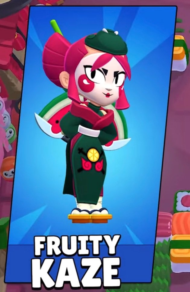 Beezwax_Master's tweet photo. They made matching skins for Kenji x Kaze too! 🥰🍉
#BrawlStars #BrawlTalk https://t.co/KWOCkMGsTy