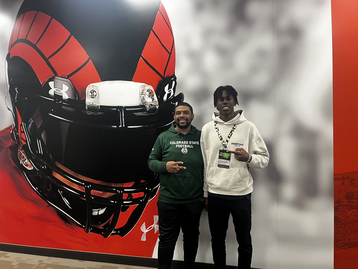 After a amazing talk with <a href="/CoachJayNorvell/">Jay Norvell</a> and <a href="/CoachMadison5/">Nigel Madison</a>. I am blessed to receive a D1 offer from The University of Colorado State.<a href="/CSUFootball/">Colorado State Football</a>