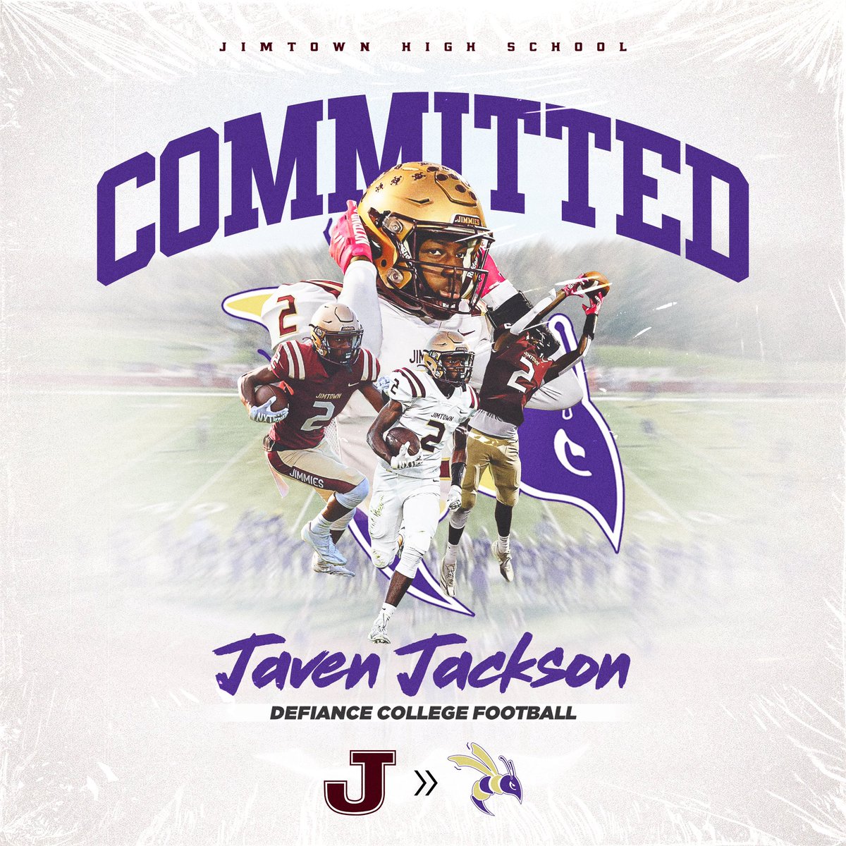 Javen_2's tweet photo. 110% committed to Defiance!! 🐝 @CoachD_Bled @Coach_Nickell @DefiCollegeFB https://t.co/XZ5I5dOJuM