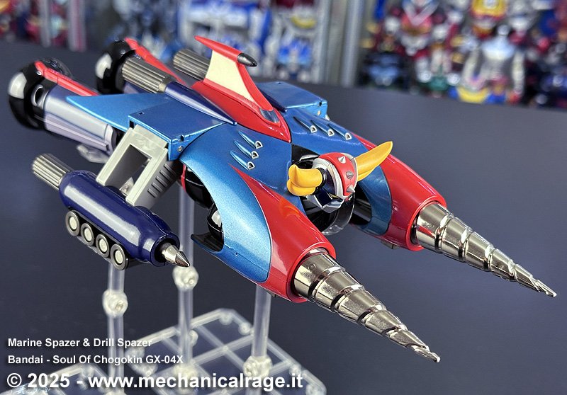 1974Tetsuya's tweet photo. Marine &amp; Drill Spazer - Bandai Soul of Chogokin GX-04X
https://t.co/0ikwi7FRrx

#grendizer #goldrake #uforobot #bandai #soulofchogokin #atlasuforobot https://t.co/yebn6uP3xX