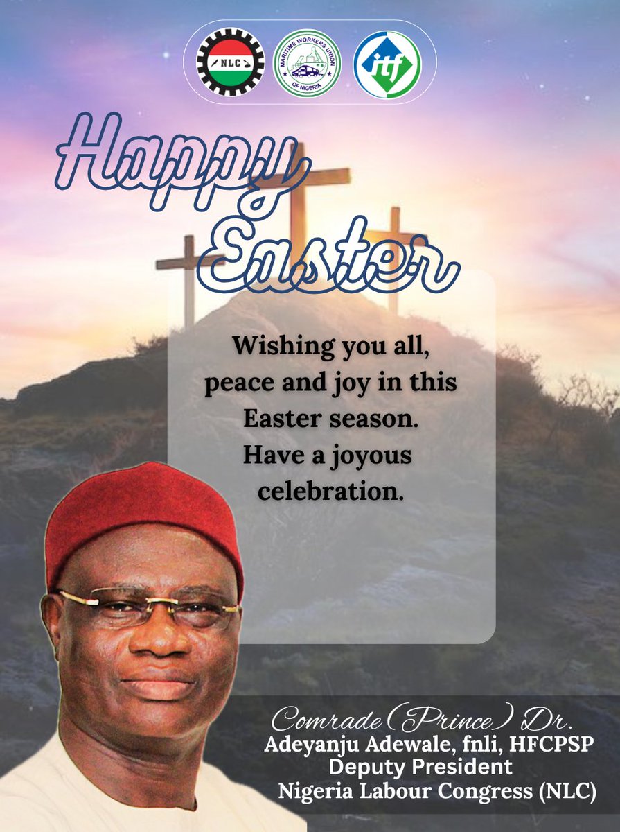 adeyanju92's tweet photo. May this season bring us peace and unity.
Happy Easter Celebration. https://t.co/pFgOx7MUFA