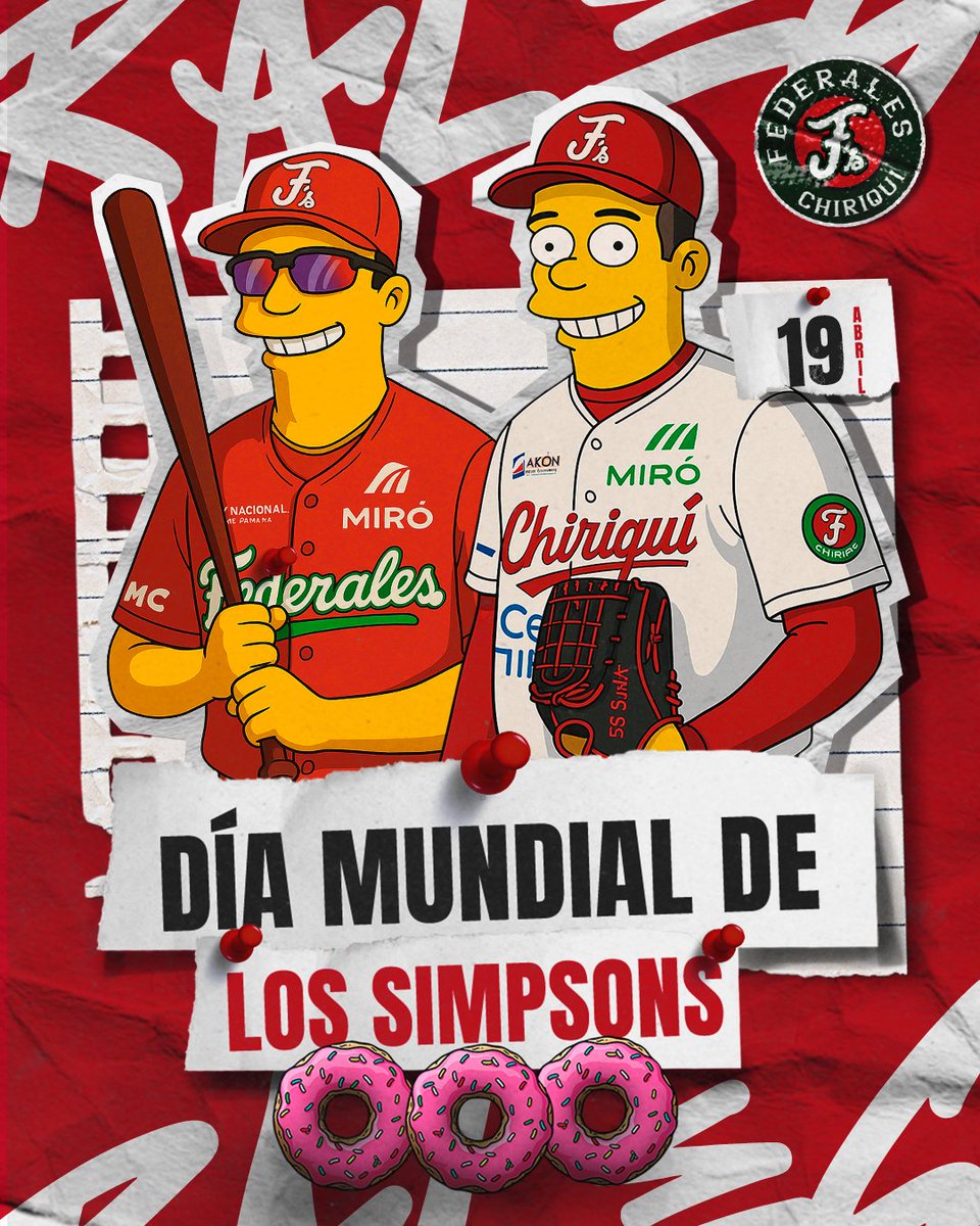 federalesdechi's tweet photo. Hoy Celebramos el Día Mundial de Los Simpsons con sabor Federal.
#FederalesDeChiriquí #SimpsonStyle https://t.co/ItFeTiL74f