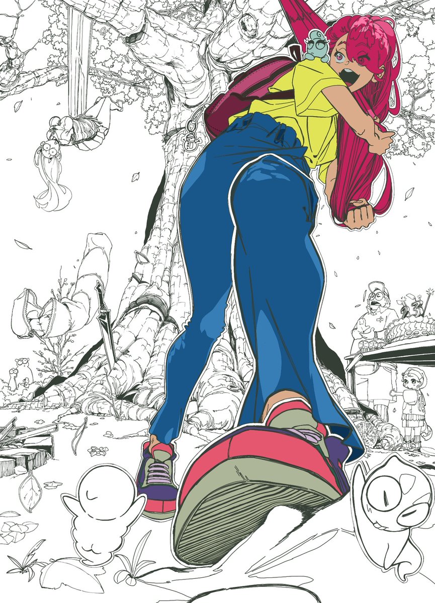 Vou tentar colorir, mandem "Tralalelo tralala" pra me dar forças e eu não desistir