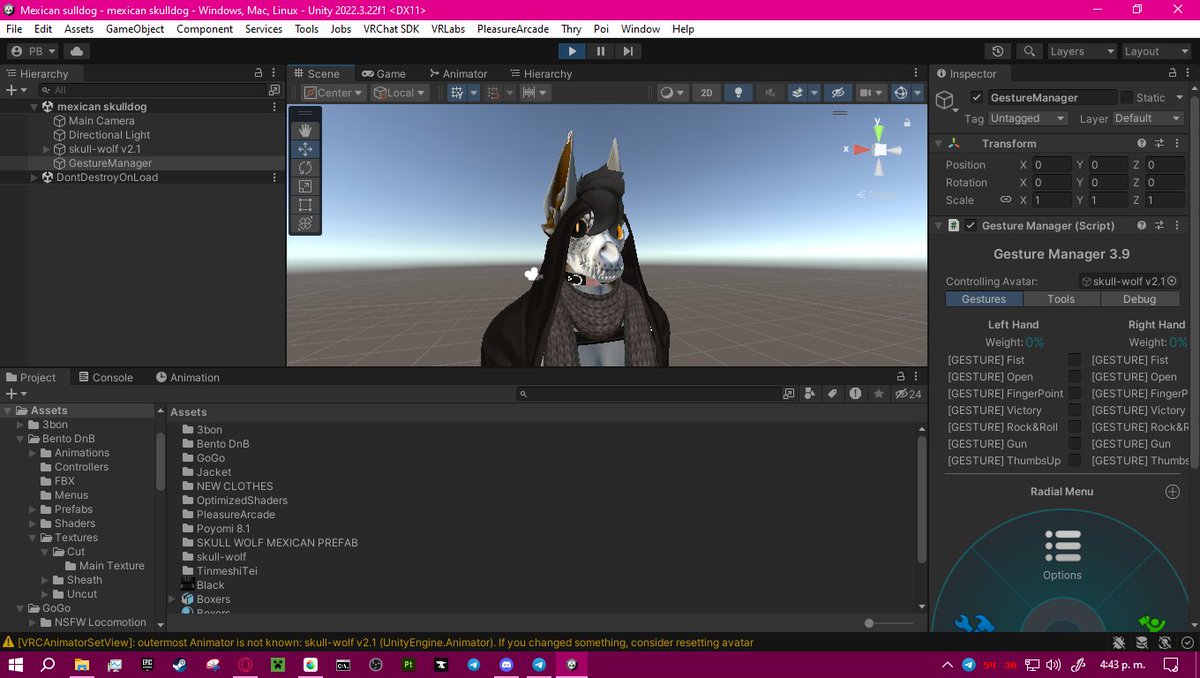 lost for a days upgrading my pc and do some things , i start making VRC avatars for 20$ uwu
