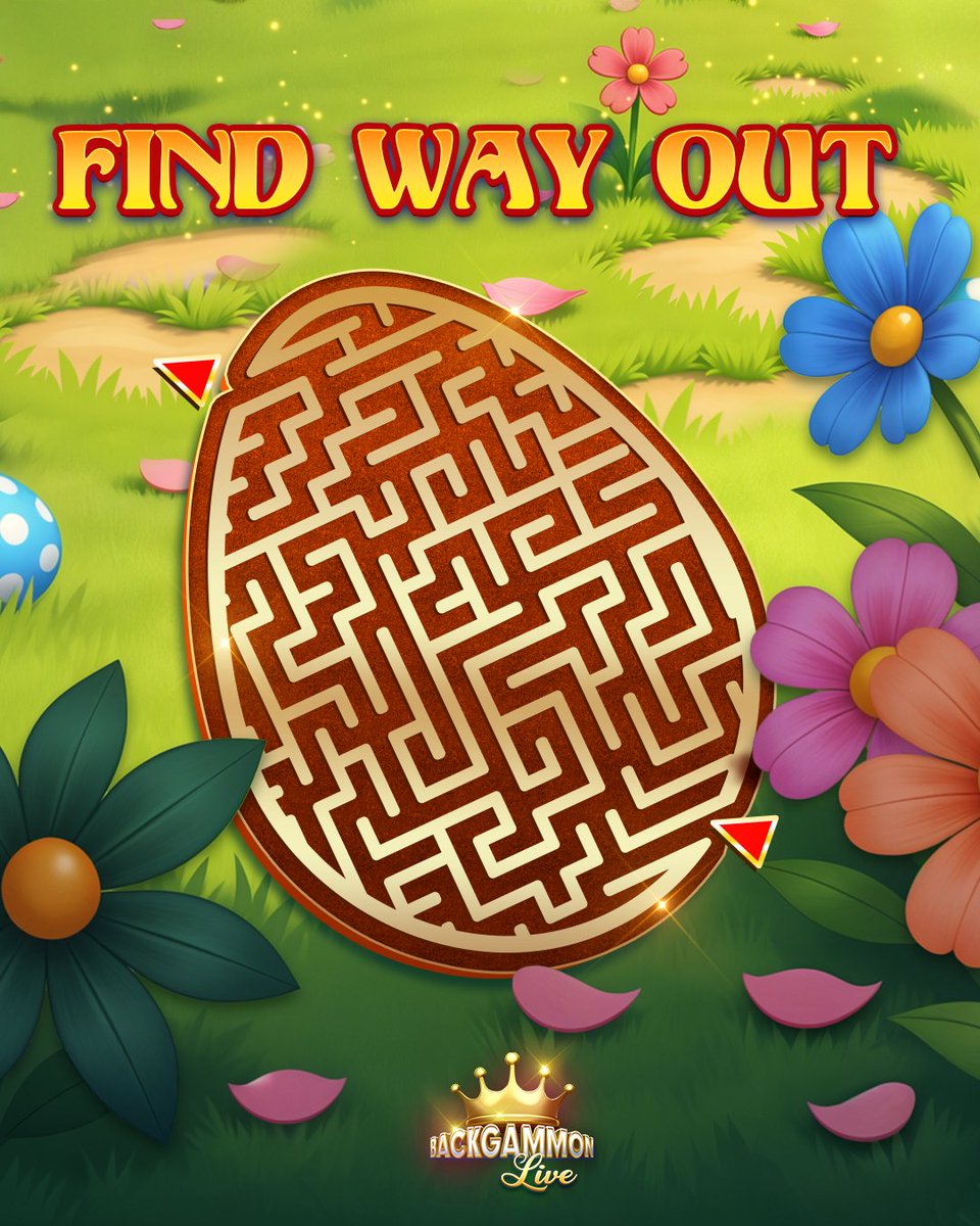 BackgammonLive's tweet photo. 🥚 Egg Hunt! 🐰🌼

The rabbit is on a mission to get his eggs back, but they’re on the other side! 🐇💨 We need YOUR help to figure out which route he should take to save Easter! 🎯✨

Let’s help him hop to victory! 🌟🐣

https://t.co/UIPXQ9Dr6L https://t.co/a6Nc1qRebK