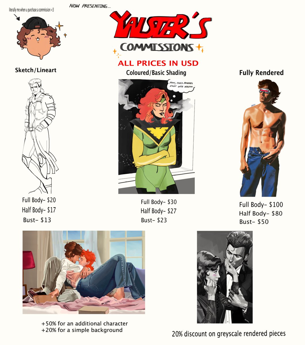 greyprydes's tweet photo. yo! i'm finally doing commissions and I have 3 slots open 😁 contact me through email if you're interested‼️ https://t.co/2Rg7UhyJIe