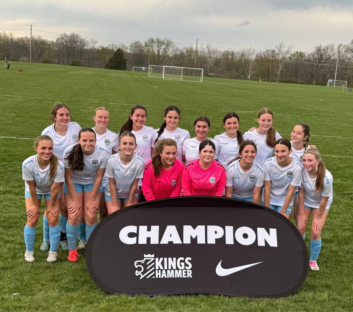 Avery_Trygar's tweet photo. Had an awesome weekend at Blue Chip Showcase! My team went undefeated, winning our bracket! Happy to contribute 2 goals (one not on film) https://t.co/8B2MqYLB8d