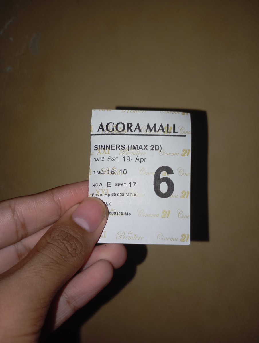 FairuzFernanda6's tweet photo. SINNERS (9,5/10)

Sebuah sajian film vampir yang tidak hanya menyuguhkan hiburan, tetapi juga makna kehidupan yang amat mendalam. Menonton di IMAX menjadi pengalaman sinematik yang sangat memuaskan!!! 

Review lengkapnya segera ya 😁☺🙏 https://t.co/8t4RDjbPQT