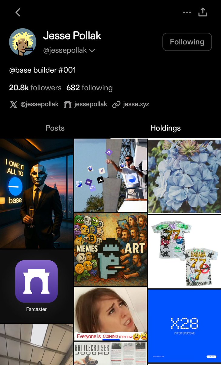MacDotKenzie's tweet photo. OMG! Thanks @jessepollak that means a lot! 

We love $TitanX and we want more people to realize how fair launch is made! Happy to be on Base with #X28 💙🚀 https://t.co/uqsGISqUYp