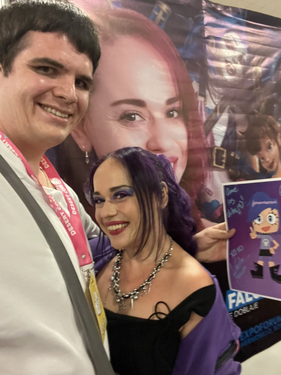 DMarinMiniRon's tweet photo. Tuve el honor de conocer a Karla Falcón e Irwin Daayán, las voces de Yumi, Og y Anakin Skywalker, quienes agradezco por la oportunidad y mantengo la esperanza de volver a vernos pronto.😁❤️🙌🏻
#KarlaFalcón #IrwinDaayán #Yumi #Og #AnakinSkywalker #HiHiPuffyAmiYumi #MikeLuYOg https://t.co/ZMKO7jvH6E