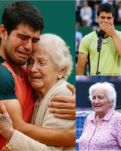 Después de ganar en el Monte Carlo Masters,  <a href="/carlosalcaraz/">Carlos Alcaraz</a> fue a abrazarse a una señora de 80 años que trabajaba en su casa y que fue a animarlo en su partido. Me ha entrado argo en el ojo, joder. Grande, muy grande Carlitos Alcaraz.