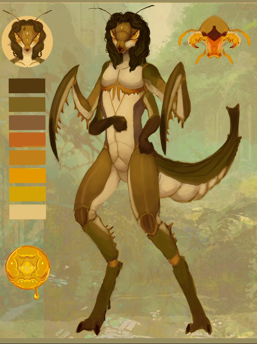 biolumantis's tweet photo. Wip ref sheet for mead
#mantis #bugfur #furry https://t.co/tvfrCF5fxr