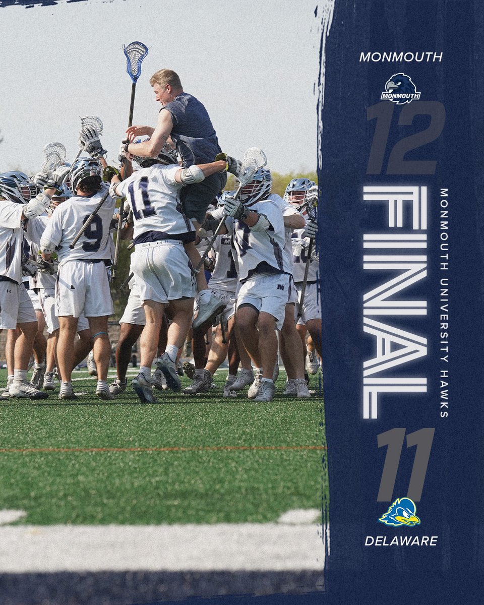 MonmouthMLAX's tweet photo. What a win.

#FlyHawks https://t.co/dXwsgo8nyx