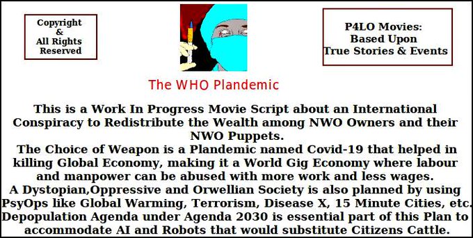 Dismantle WHO And Depopulation Agenda Of NWO tweet media