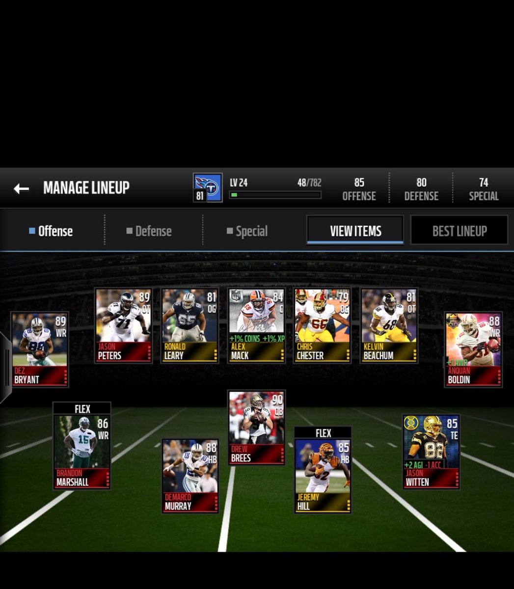 wadehogan83's tweet photo. #makemaddenmobilegreatagain https://t.co/pwj3Oxc08x
