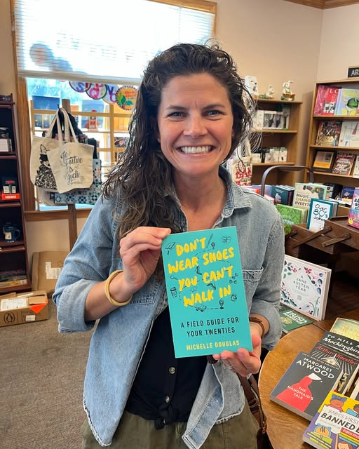If you are looking for a great graduation present, check out Don't Wear Shoes You Can't Walk In. Part self-help book, part journal, this is a great gift for a young adult celebrating entering a new chapter. Plus we have signed copies from author Michelle Douglas!