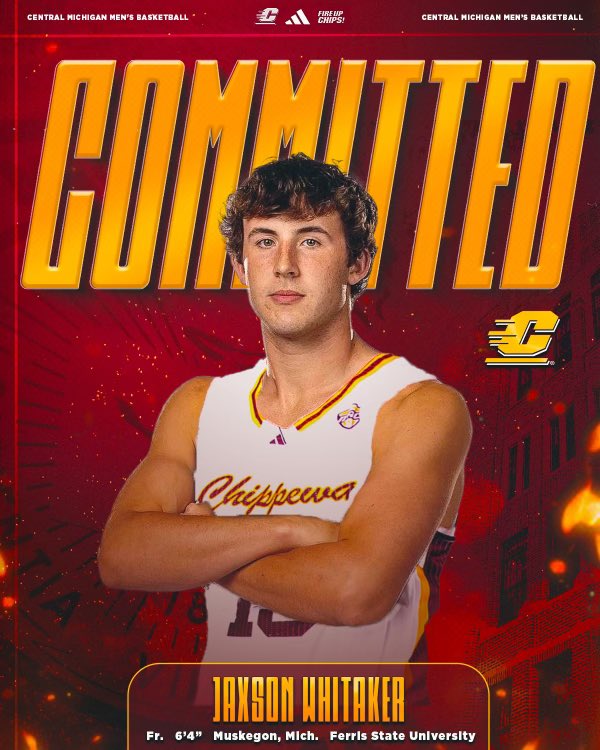 FIRE UP CHIPS!! 🔥🔥<a href="/CoachBronks/">Andy Bronkema</a> <a href="/J3Fleming/">Josh Fleming</a> <a href="/CMUMensBBall/">CMU Men's Basketball</a>