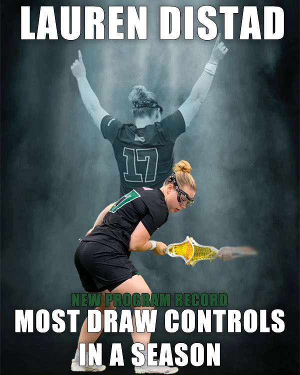 𝑸𝒖𝒆𝒆𝒏 𝒐𝒇 𝒕𝒉𝒆 𝑫𝒓𝒂𝒘 👑

With her 7th draw control vs. La Salle, senior Lauren Distad is the new program record holder for draw controls in a season! Congrats, LD! 

#aimbig #patriotspavetheway🔰💫