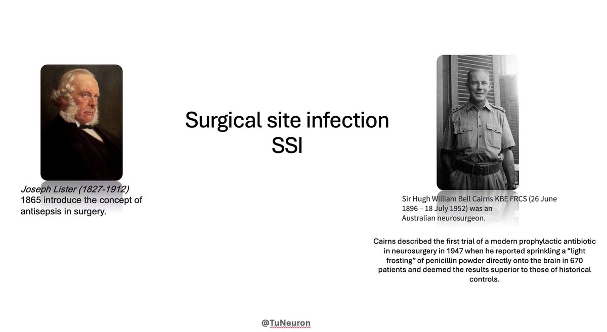 TuNeuron's tweet photo. Surgical site infection [SSI]; in neurosurgery 🧠🦠
In 4 slides🩻: https://t.co/8qdWgLTgdV