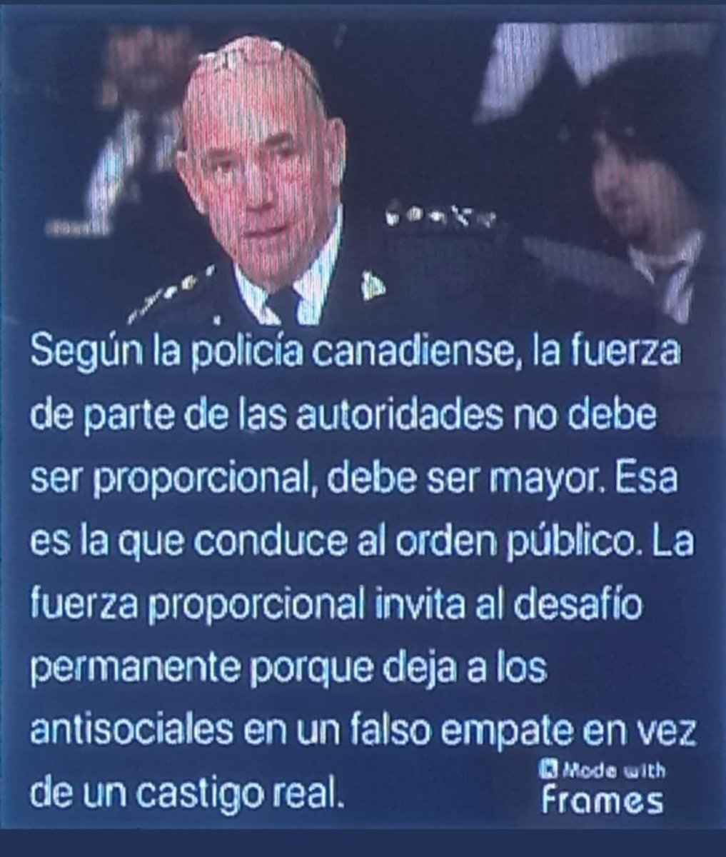 Correcto,  solo los ignorantes y los subversivos rojos y caviares pretenden que la policía use "fuerza proporcional" en sus intervenciones. Por eso en el Perú  la policía termina atada de manos y perseguida judicialmente en procesos politizados.