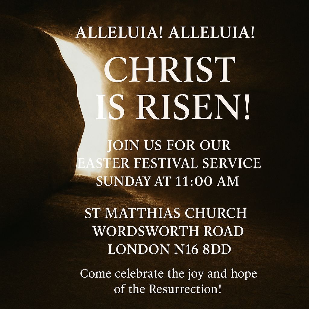 He is Risen Indeed!!!!

Join us for our Easter Festival Service

11am 

#Easter #Mass #HeIsRisen