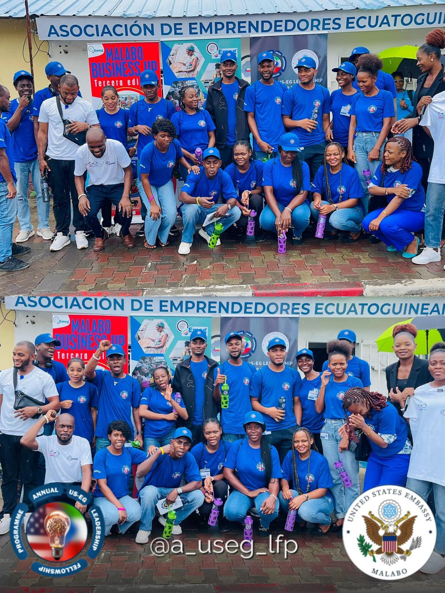 a_useg_lfp's tweet photo. El pasado miércoles, 16 de abril, los cursillistas del Annual US-EG Leadership Fellowship Programme realizaron una enriquecedora visita corporativa a la EMEG (Asociación de Emprendedores de Guinea Ecuatorial). https://t.co/lY5IeMefWw